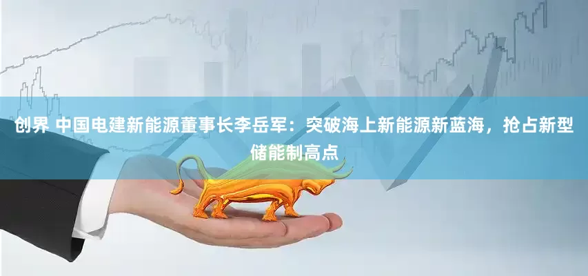 创界 中国电建新能源董事长李岳军：突破海上新能源新蓝海，抢占新型储能制高点