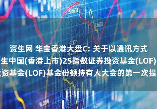 资生网 华宝香港大盘C: 关于以通讯方式召开华宝港股通恒生中国(香港上市)25指数证券投资基金(LOF)基金份额持有人大会的第一次提示性公告
